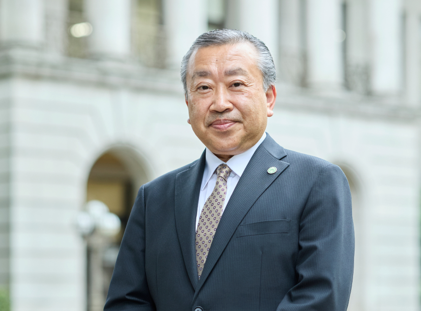 青山学院院長　伊藤　悟 <br> Chancellor  ITOH, Satoru